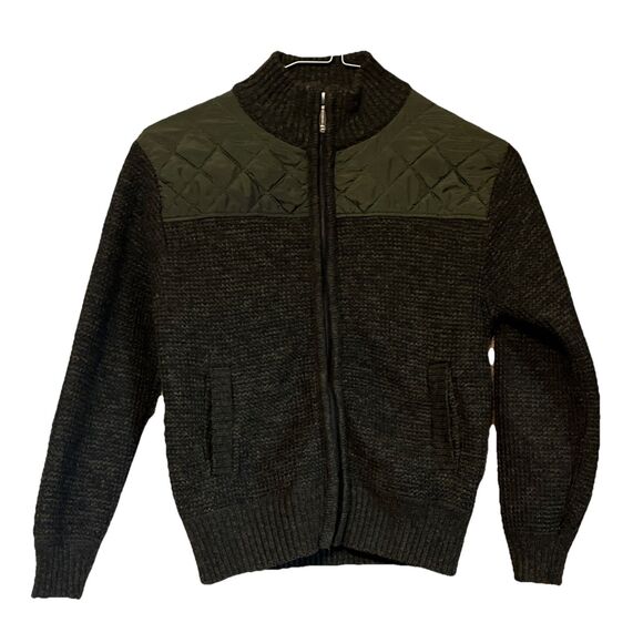 Gioberti Boy's Knitted Full Zip Cardigan Sweater Size 10 - Picture 1 of 8
